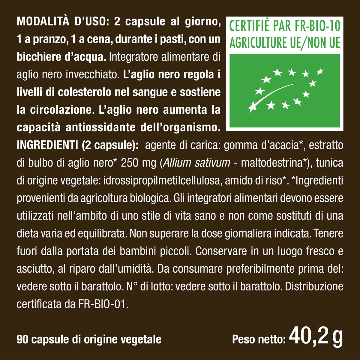 Aglio Nero Biologico