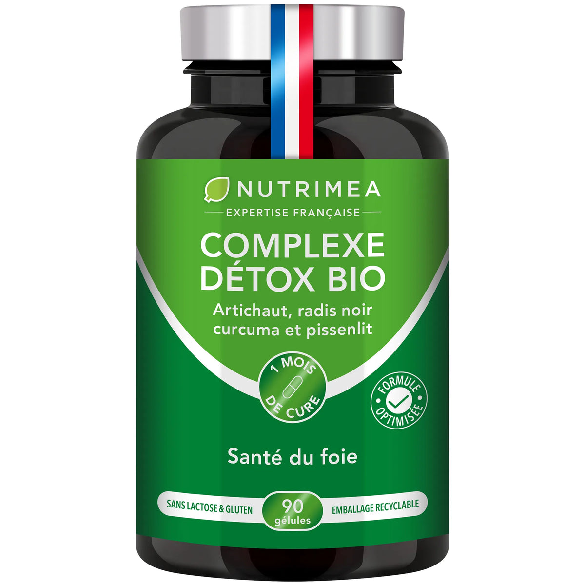Fond blanc du pilulier de Complexe Bio