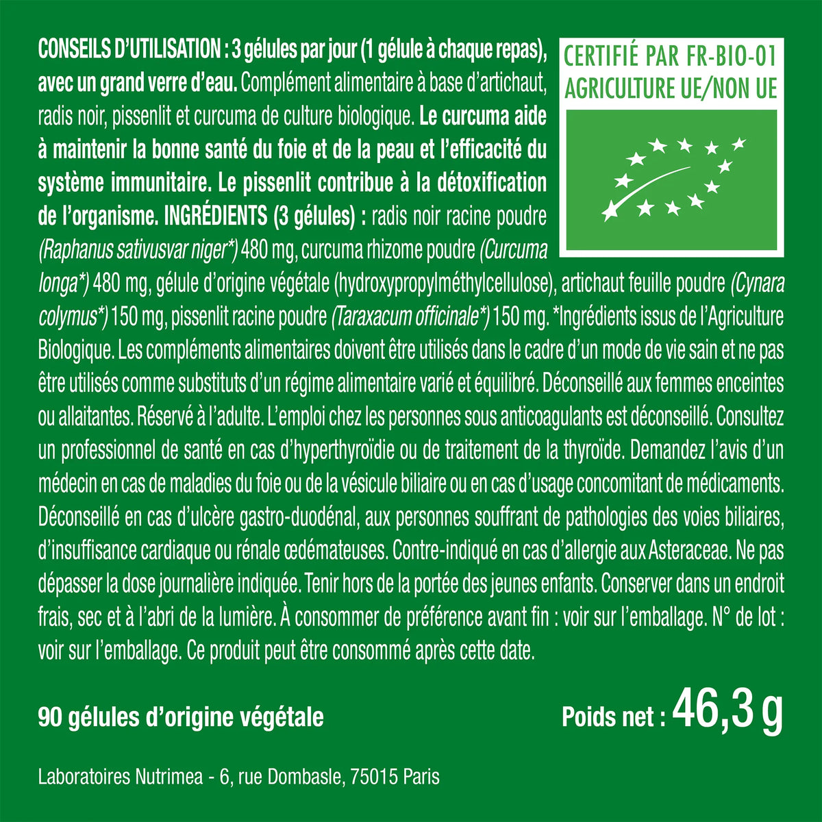 Bienfaits et contre indications pour Complexe Bio