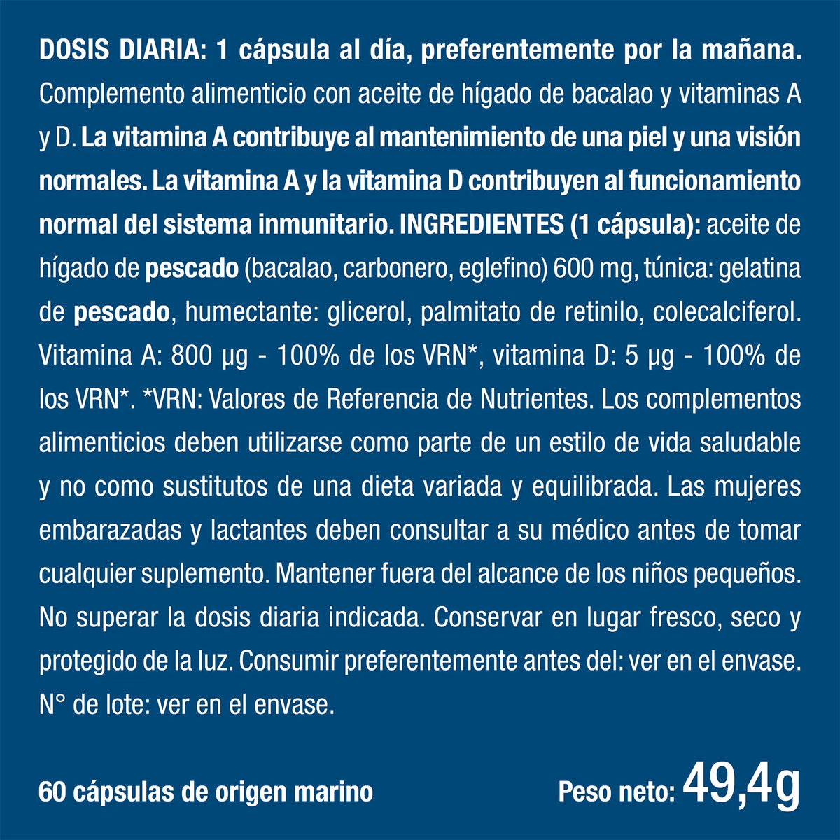 Aceite de hígado de bacalao
