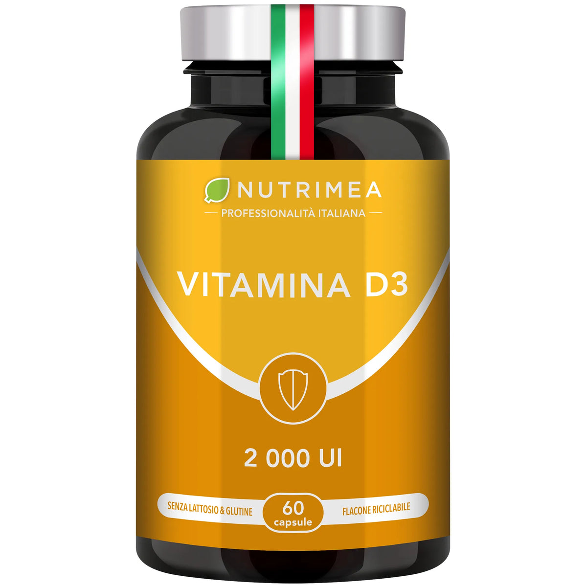 Fondo bianco del Vitamina D3