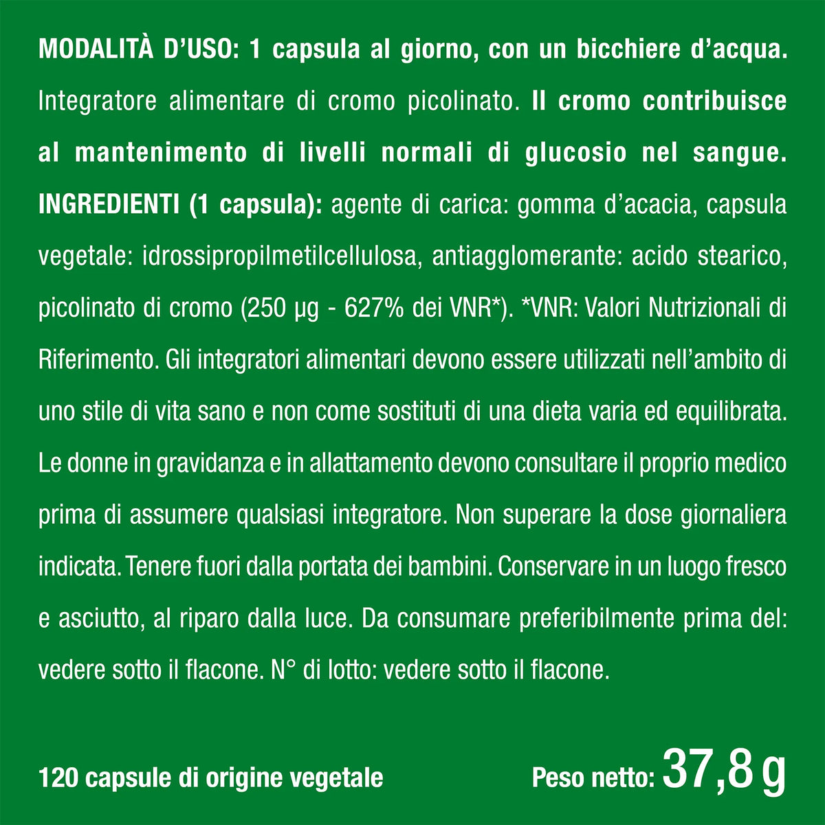Cromo Picolinato