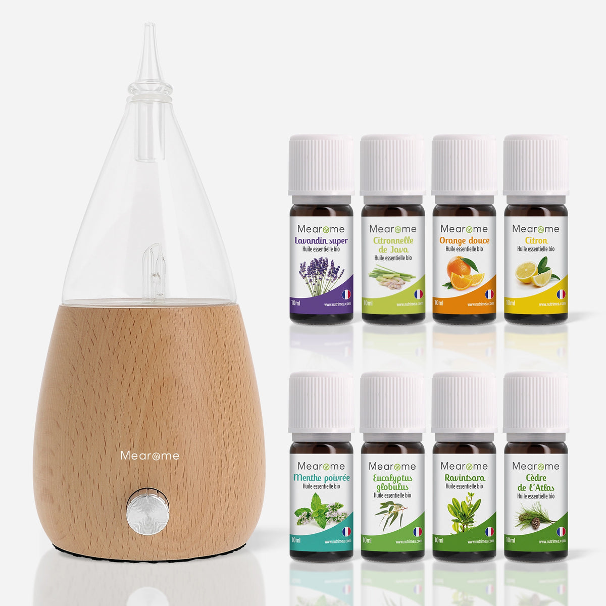 Aromathérapie - Coffret Cygna Plénitude - 8 Huiles Essentielles BIO AB