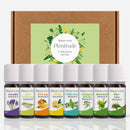 Aromatherapie Geschenk-Set - 8 Ätherische Öle 100% BIO