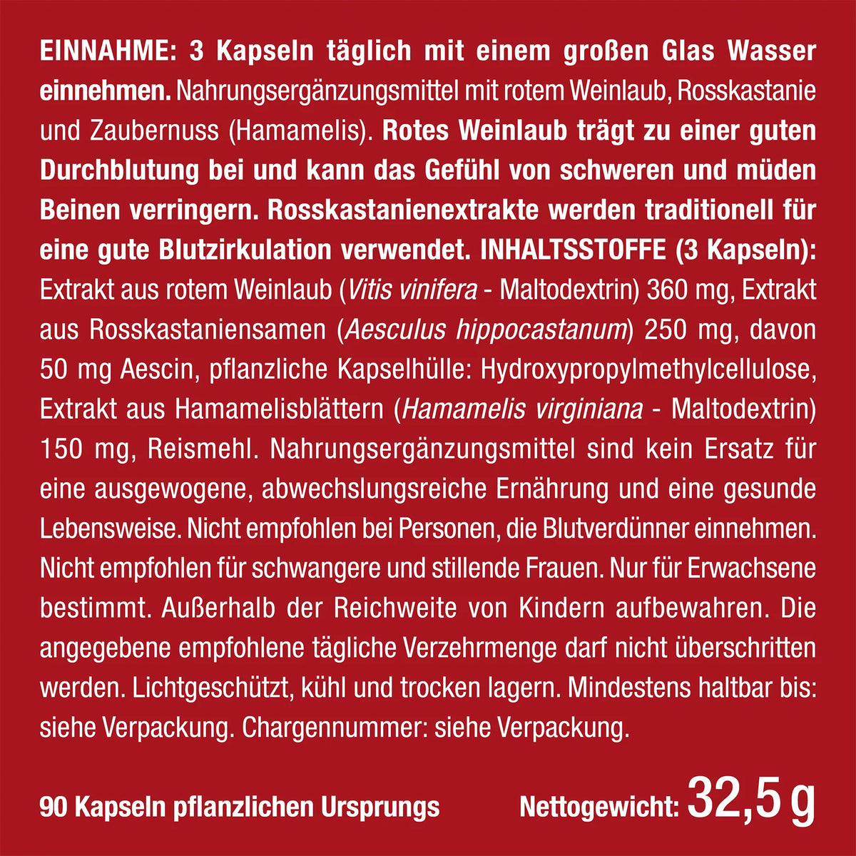 Zirkulations Plus - gegen schwere Beine