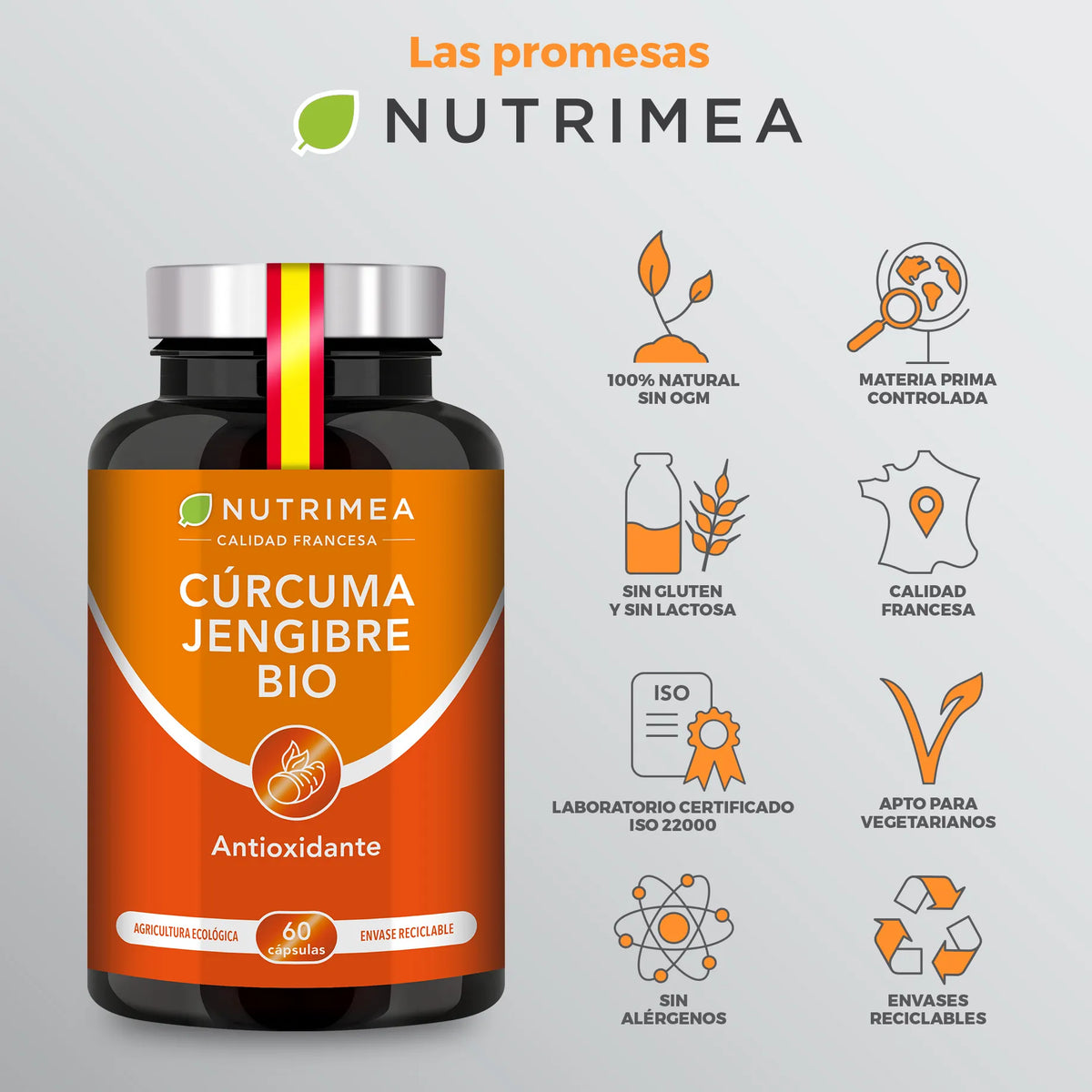 Cúrcuma con Jengibre Bio
