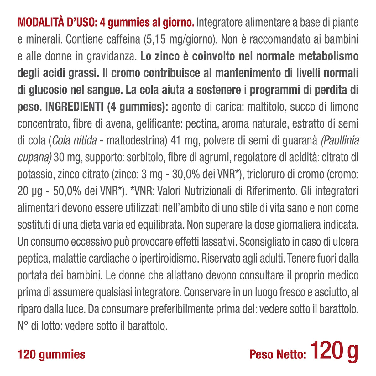 Gummies Metabolismo