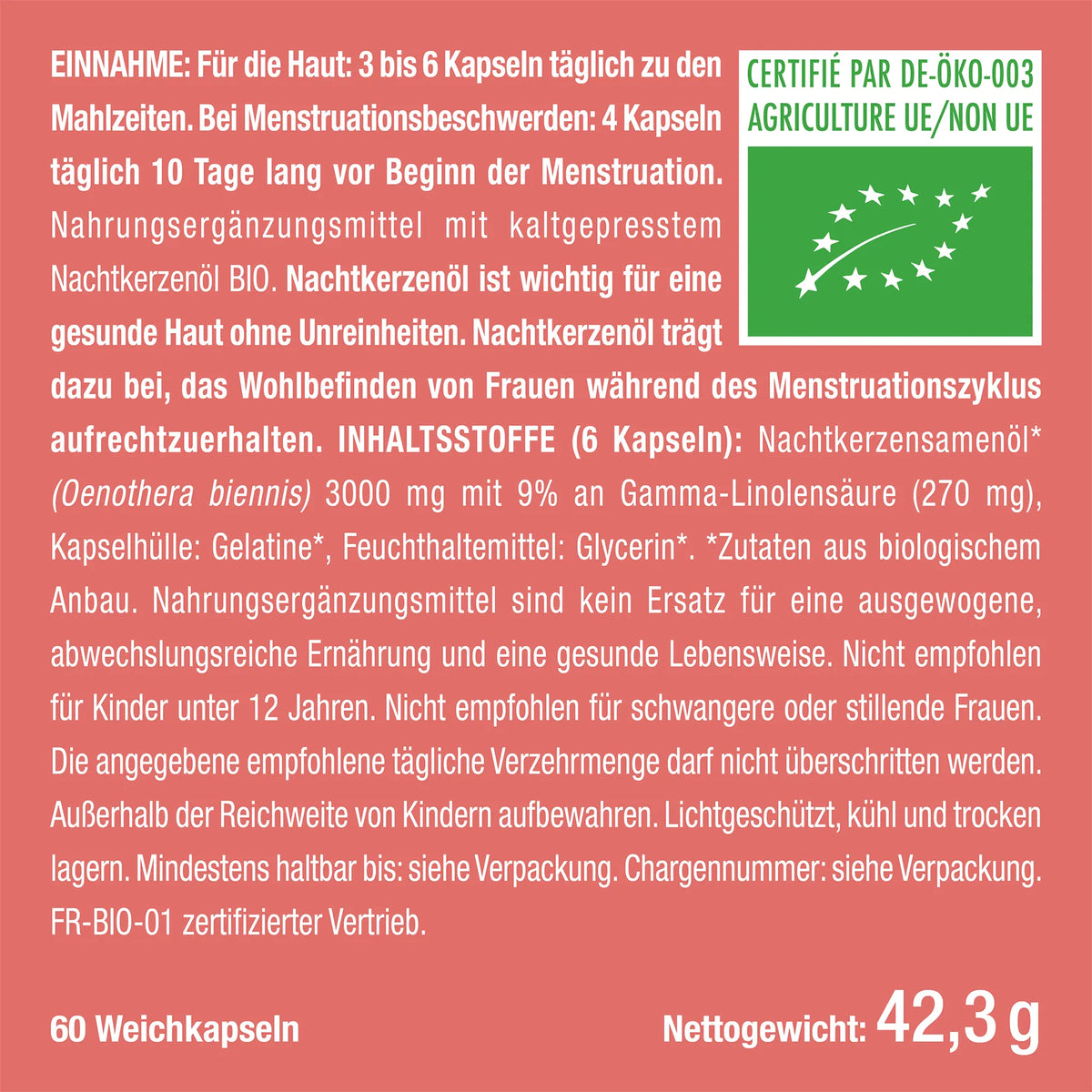 Nachtkerzenöl BIO