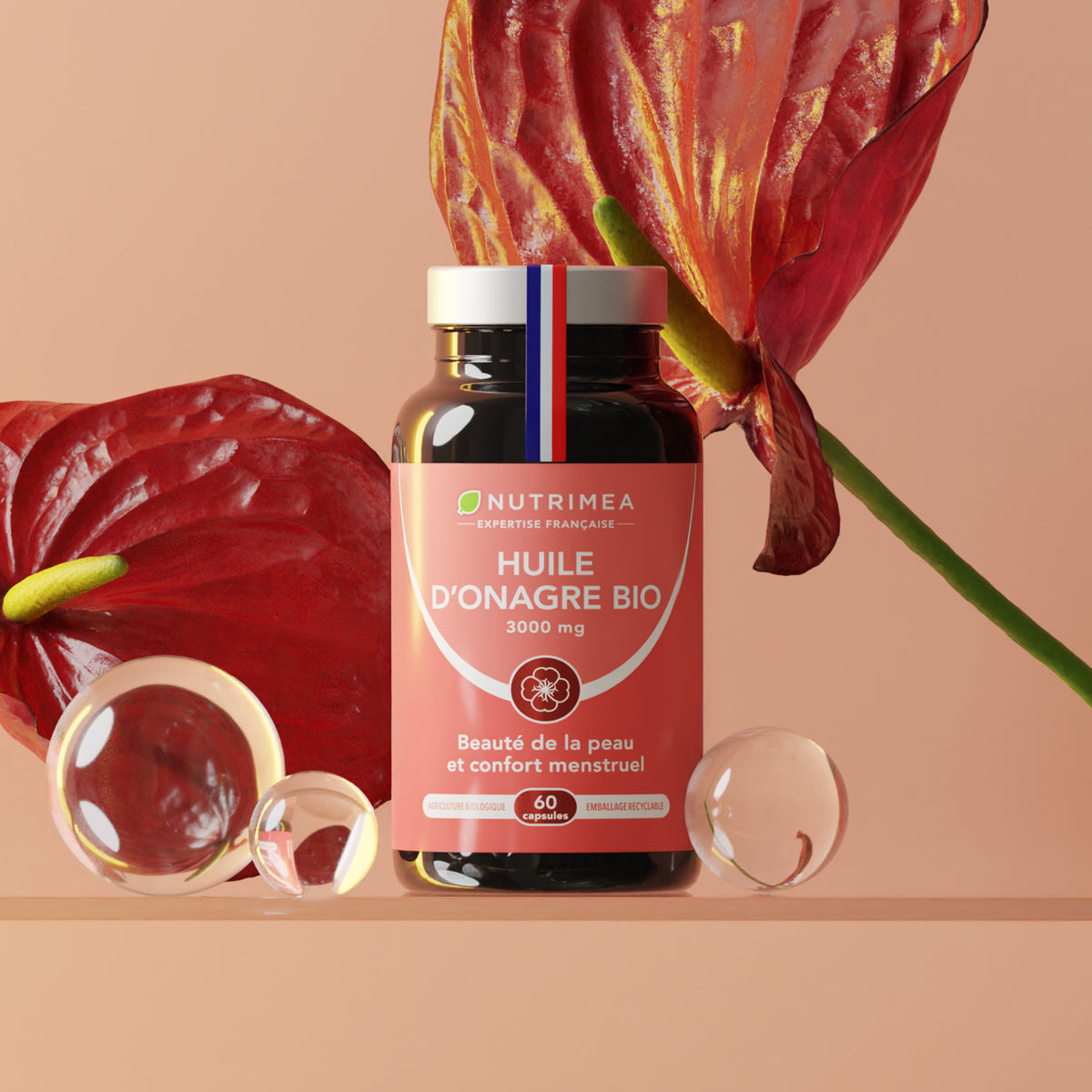 Huile d'onagre Bio en complément alimentaire