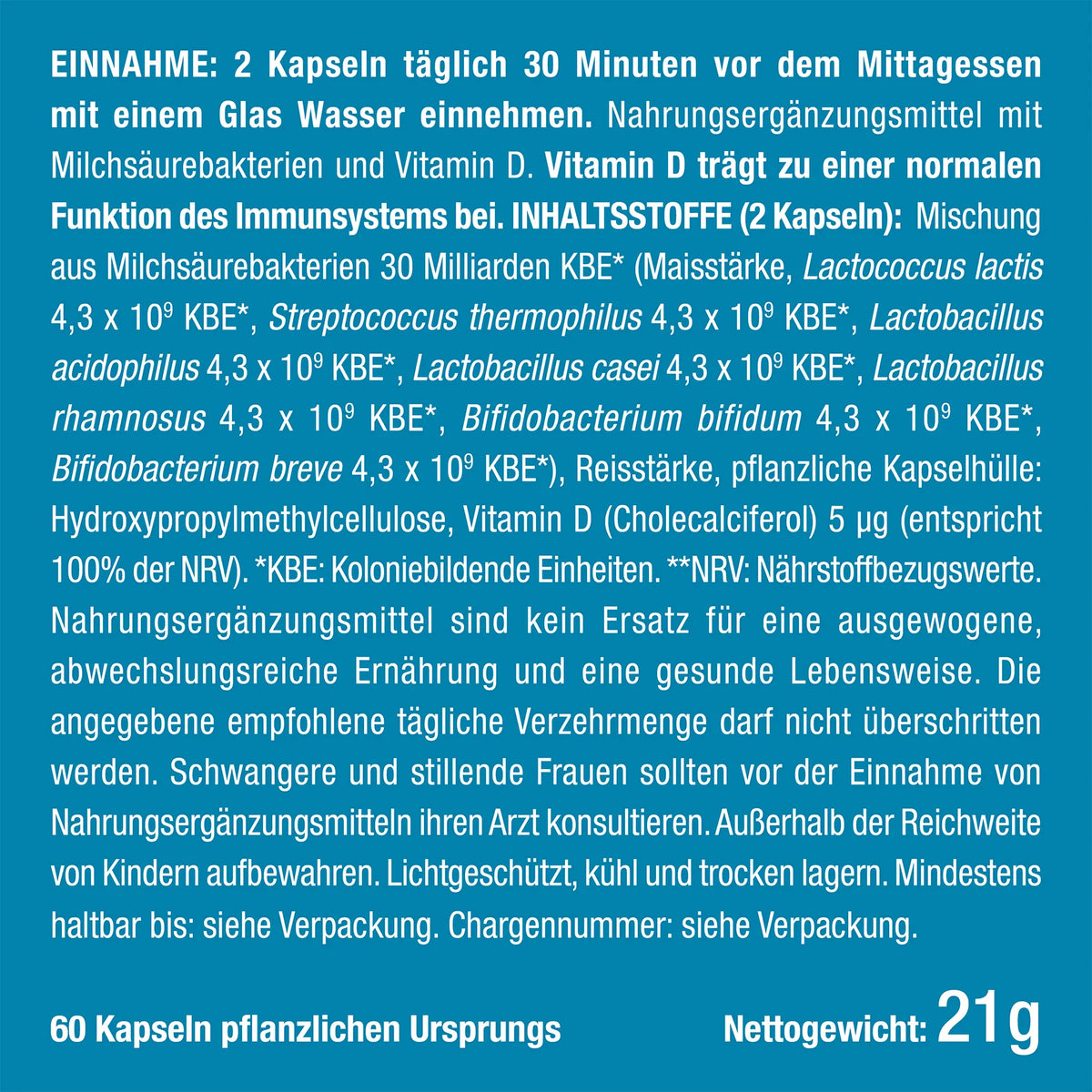 Probioactif Kulturen-Komplex