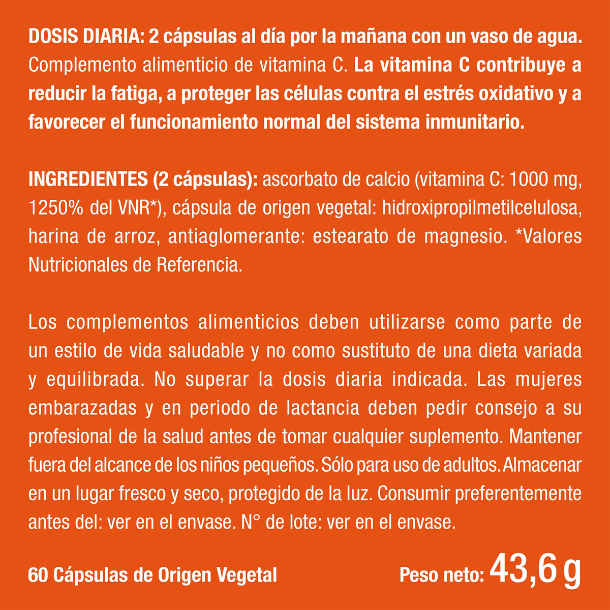 Vitamina C 1000mg