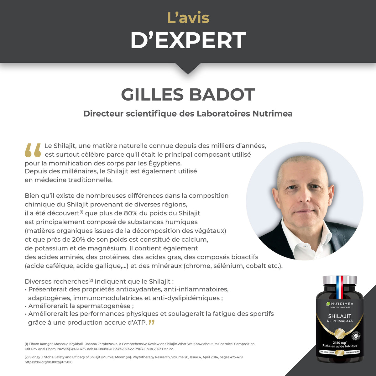 Avis expert Shilajit